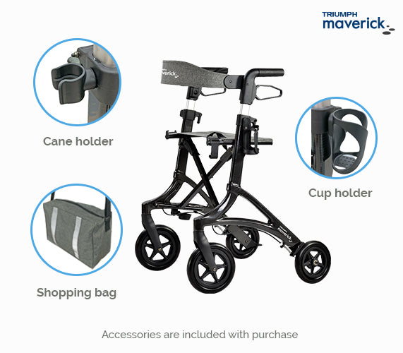 Maverick Rollator (Carbon Fibre)