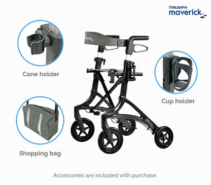 Maverick Rollator (Carbon Fibre)