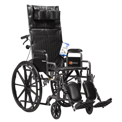 DynaRide Reclining Wheelchair with Detachable Arm